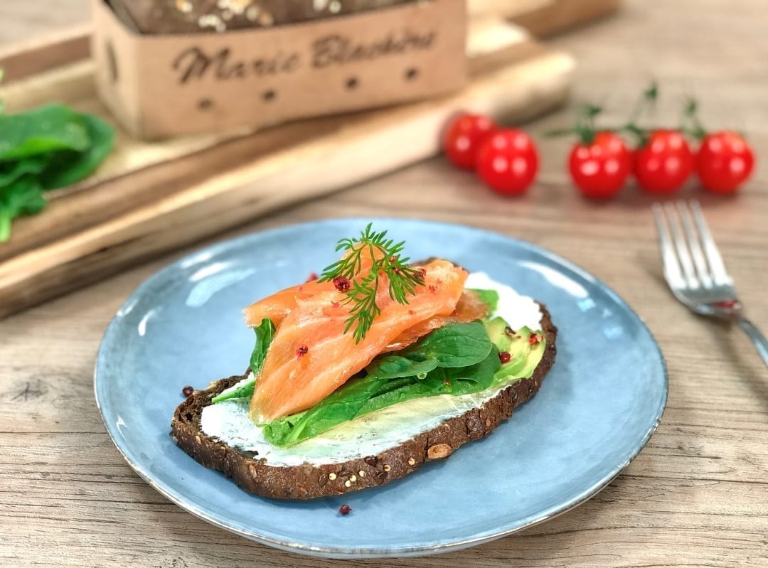 tartine saumon