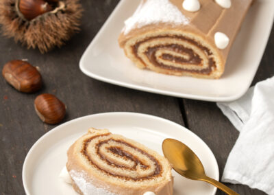 Bûche Crème de marron d’Aubenas