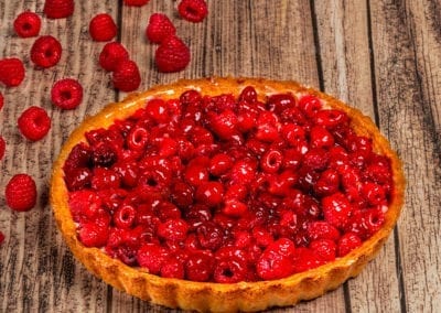 Tarte framboises ❄