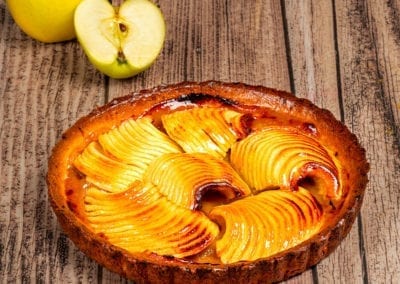Tarte aux pommes ronde 6/8 parts