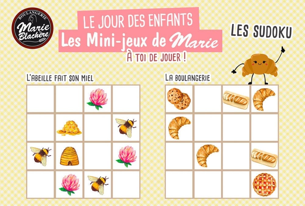 Les mini-jeux de Marie !