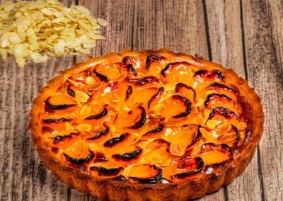 Tarte aux abricots amandes