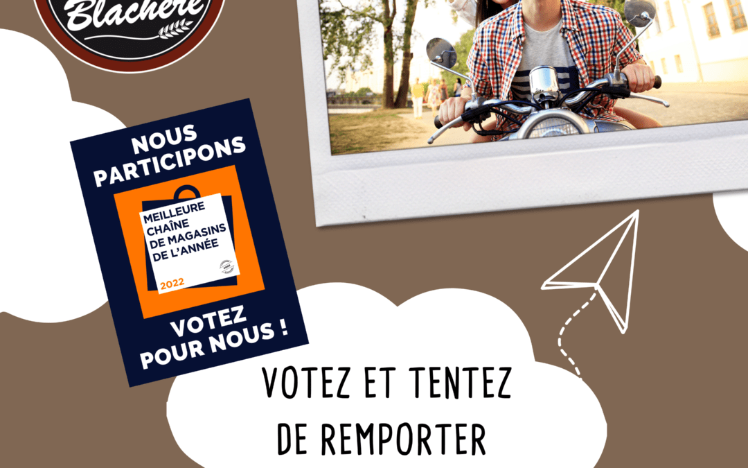 Nous participons, votez pour nous !