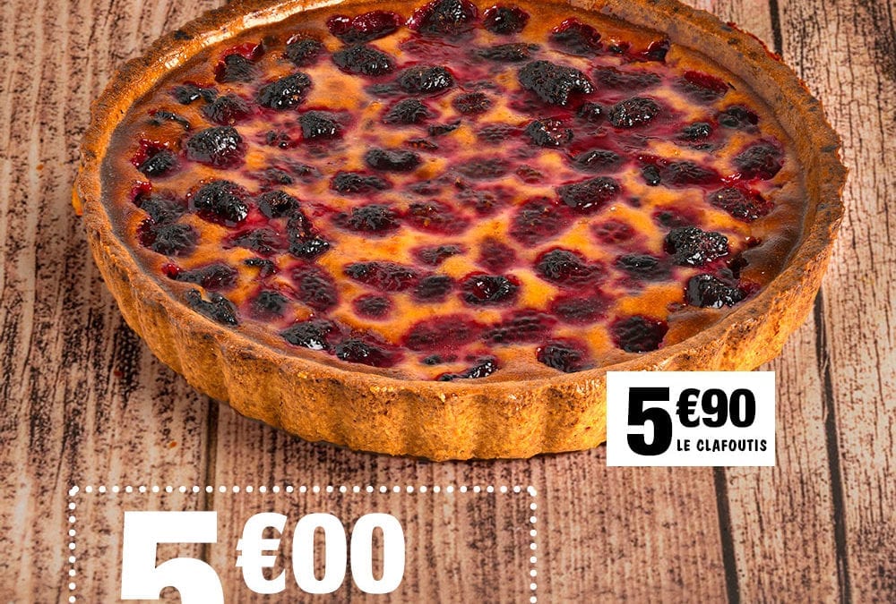 Le clafoutis Marie de la semaine