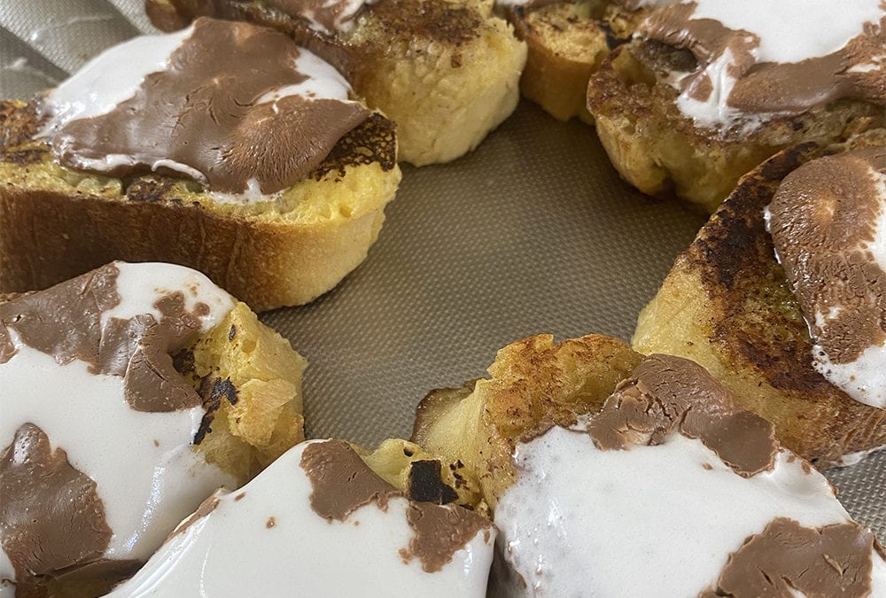 Pain perdu aux oursons à la guimauve !