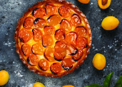 Tarte abricots paysanne