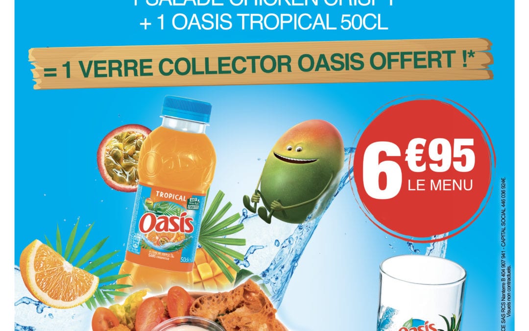 Offre salade chicken crispy + 1 boisson 50cl