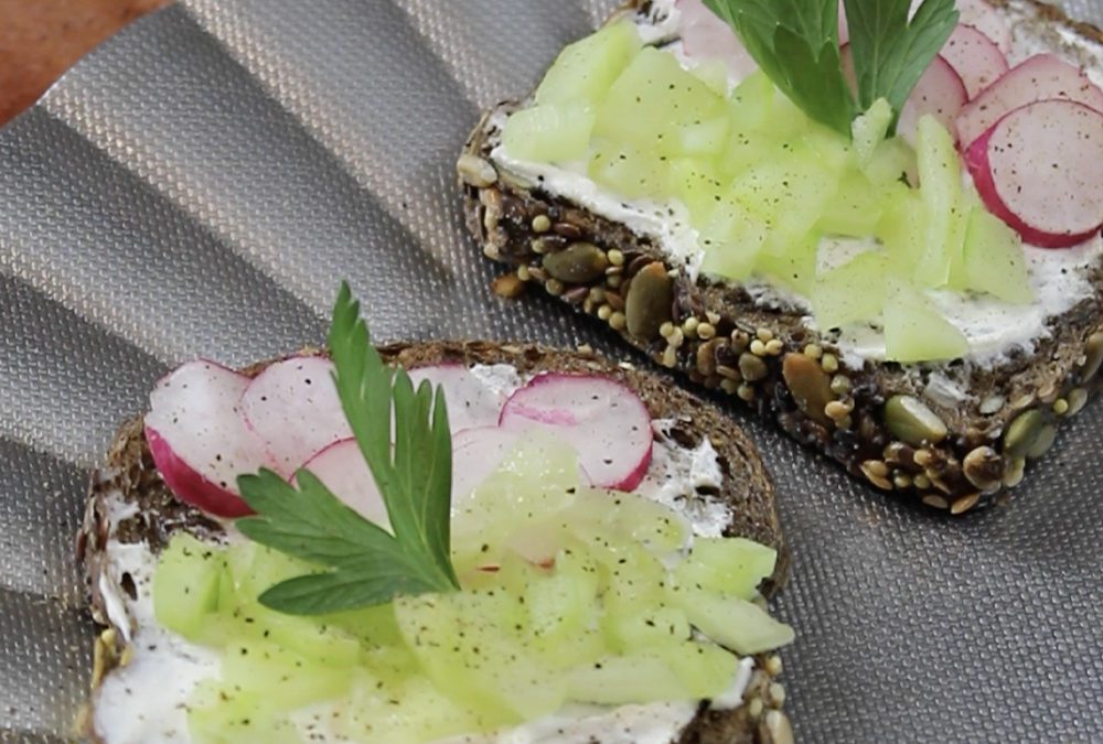 Tartines végétariennes !