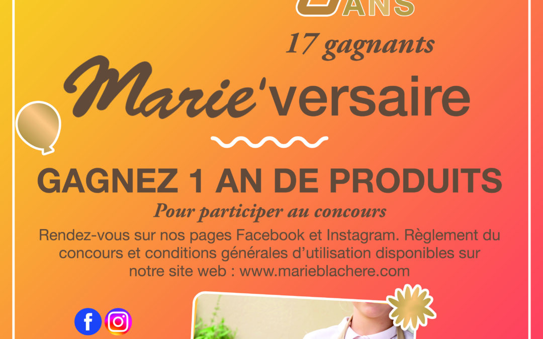 C’est notre Marie’versaire !