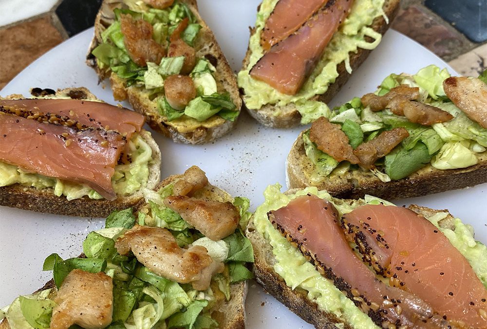 Tartines avec notre pain sportif !