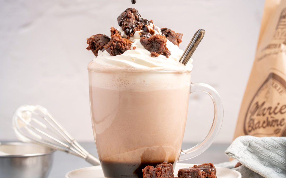 Chocolat chaud au brownie !