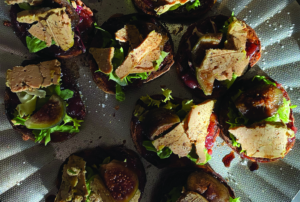 Tartines de foie gras et figues !