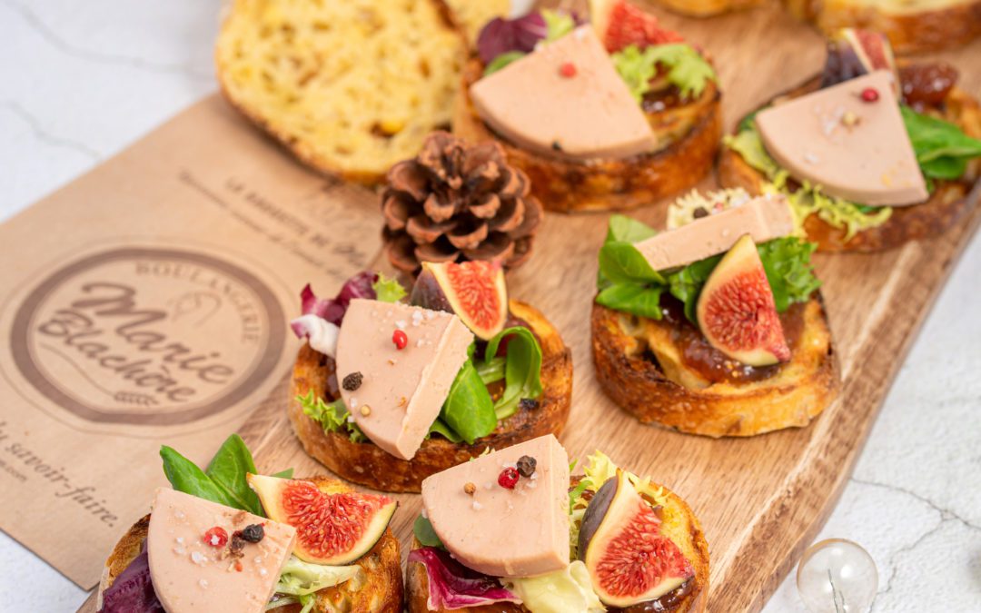 Tartines de foie gras et figues !