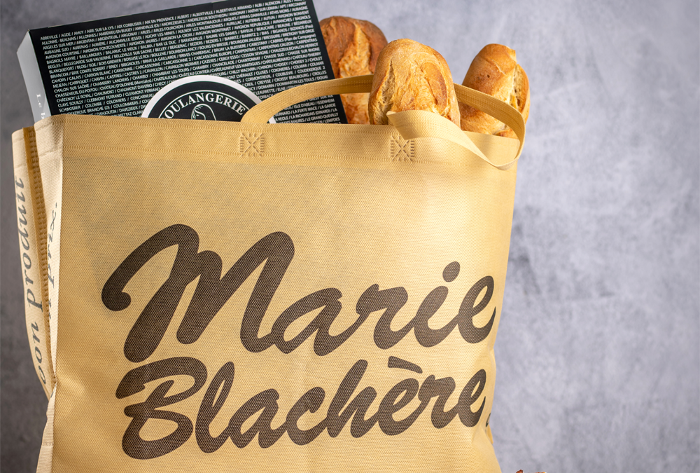 Découvrez nos sacs intissés Marie Blachère