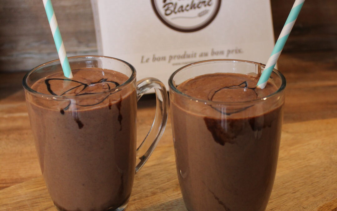 Smoothie aux brownies