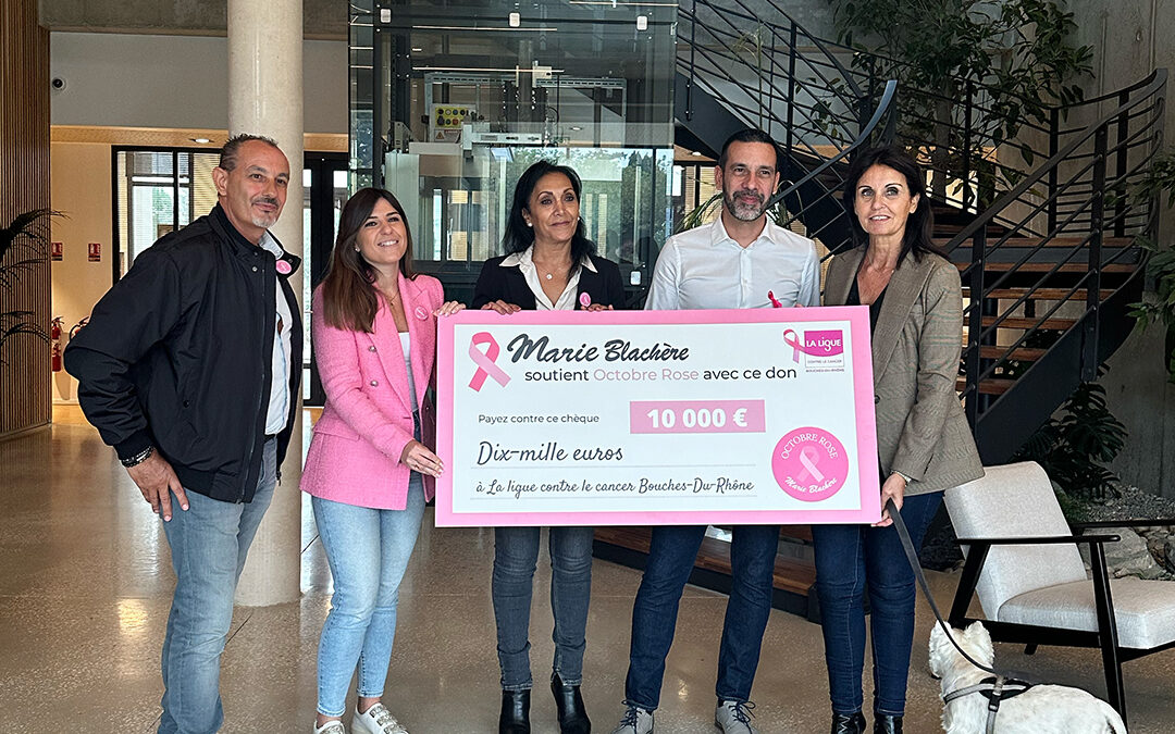 Marie Blachère X La ligue contre le cancer des Bouches-du-Rhône