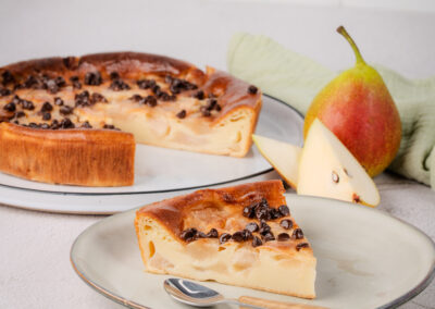 Clafoutis poires chocolat