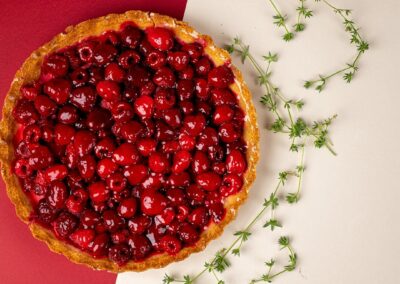 Tarte framboises ❄