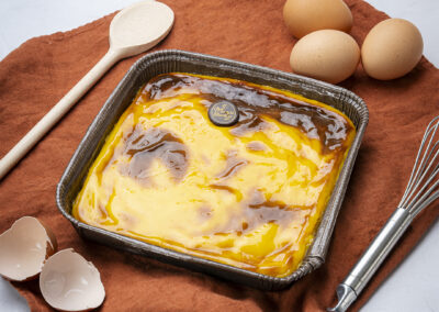 Flan entier carré