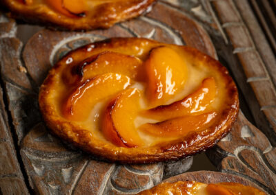 Tartelette fine pêches
