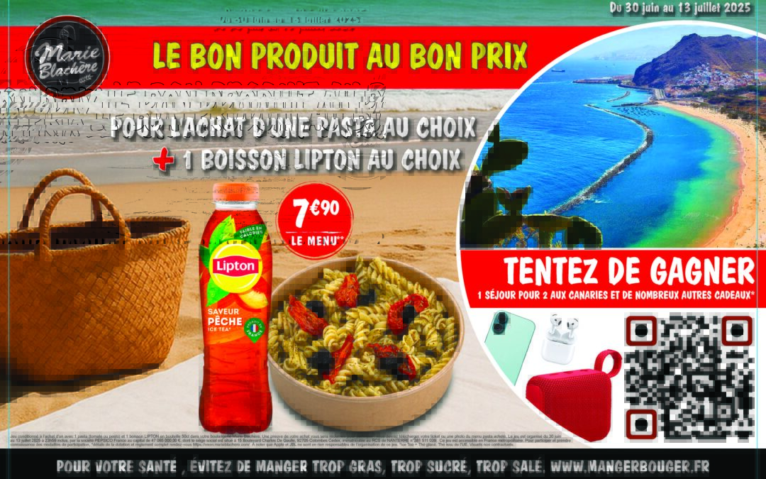 Offre gourmande et fraiche !