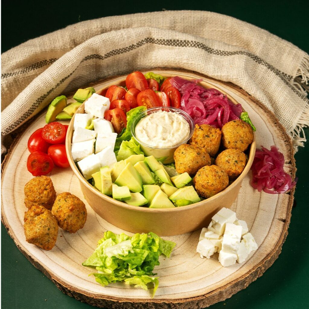 salade falafel