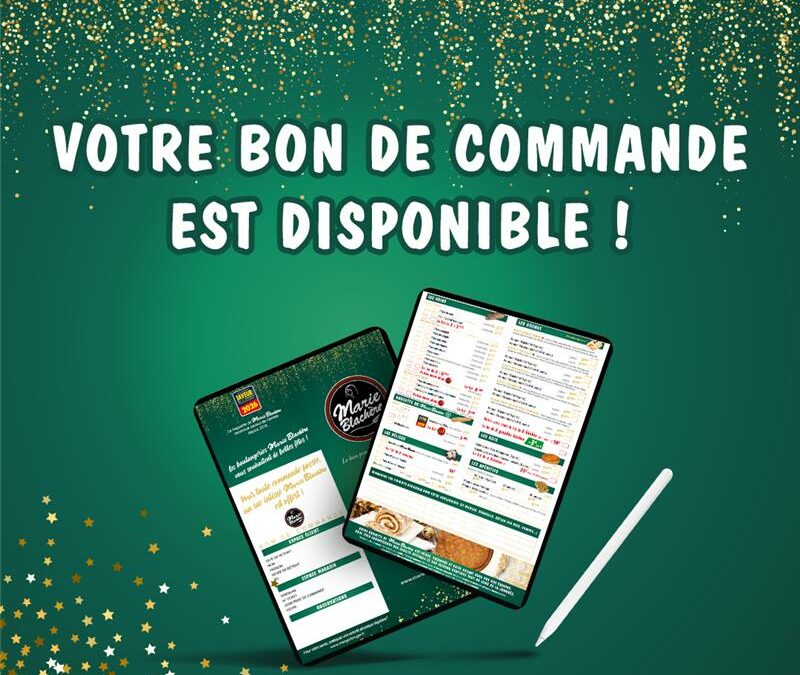 C’est l’heure de commander !