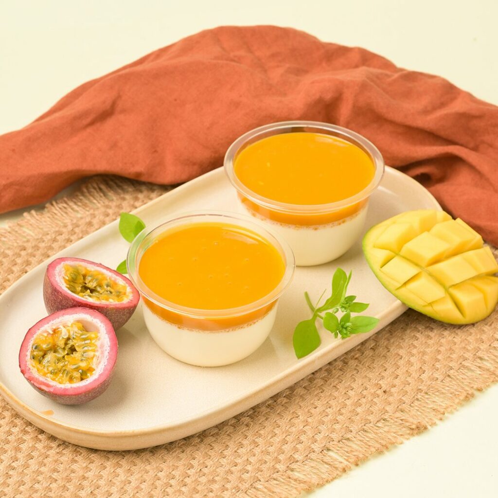 panna cotta exotique