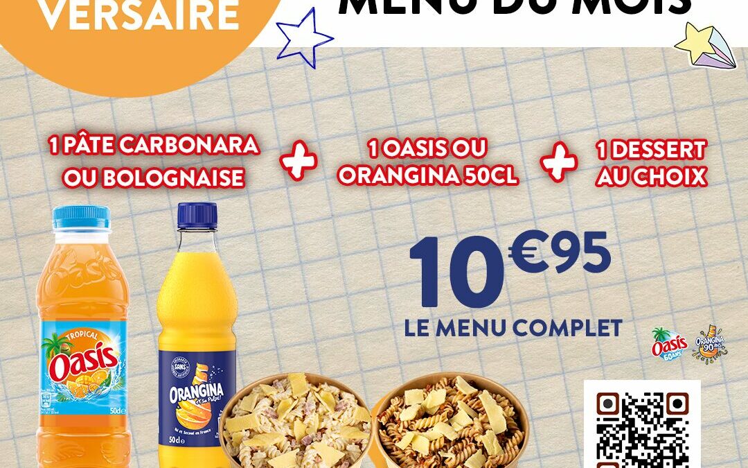 Le Menu qui régale !