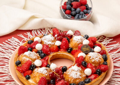 Tarte Couronne Chouchous Fruits Rouges